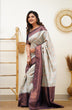 Load image into Gallery viewer, Sumptuous Beige Soft Banarasi Silk Saree With Delectable Blouse Piece Shriji