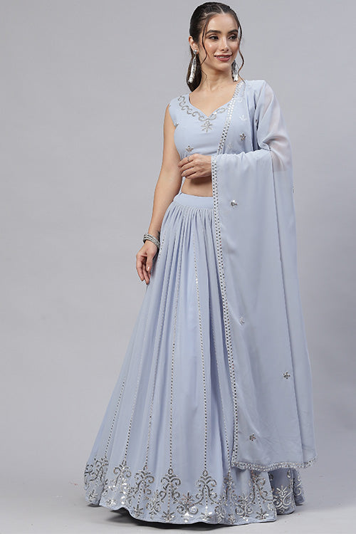 Exclusive Designer Bollywood Lehenga Choli with Dupatta Collection ClothsVilla.com