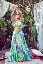 Load image into Gallery viewer, Sky Elegant Printed Lehenga Choli with Stylish Dupatta Collection ClothsVilla.com