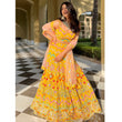 Load image into Gallery viewer, Sleeveless Blouse Mirror Work Lehenga Choli Clothsvilla