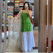 Load image into Gallery viewer, Sleeveless Sequins Work Green Palazzo Suit Clothsvilla