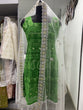 Load image into Gallery viewer, Sleeveless Sequins Work Green Palazzo Suit Clothsvilla