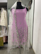 Load image into Gallery viewer, Sleeveless Sequins Work Pink Palazzo Suit Set Clothsvilla