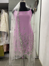 Load image into Gallery viewer, Sleeveless Sequins Work Pink Palazzo Suit Set Clothsvilla