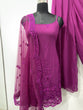 Load image into Gallery viewer, Sleeveless Sequins Work Wine Palazzo Suit Set Clothsvilla