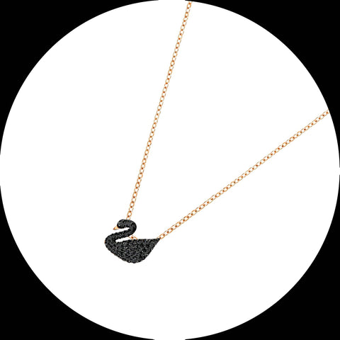 Swarovski Swan Brass Plated Brass Chain ClothsVilla Main image