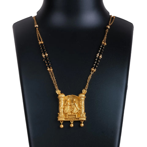 Traditional Designer Stylish Mangalsutra Brass Mangalsutra ClothsVilla Main image
