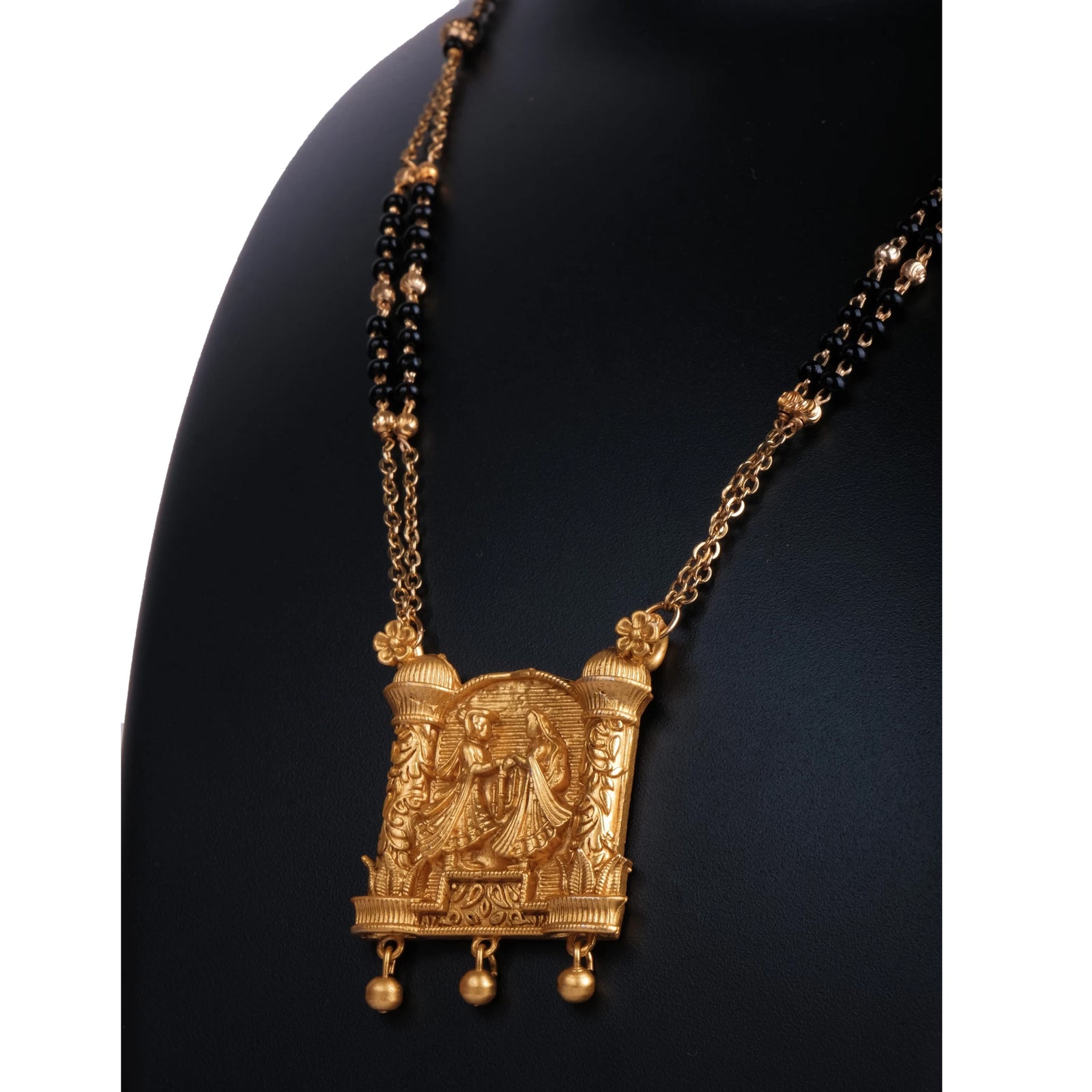 Traditional Designer Stylish Mangalsutra Brass Mangalsutra ClothsVilla