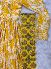 Load image into Gallery viewer, Traditional Yellow Gown For Haldi Ceremony Clothsvilla
