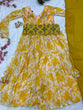 Load image into Gallery viewer, Traditional Yellow Gown For Haldi Ceremony Clothsvilla