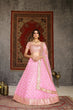 Load image into Gallery viewer, Traditional Indian Bridal Style Net Embroidered Lehenga Choli ClothsVilla.com