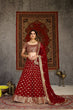 Load image into Gallery viewer, Traditional Indian Bridal Style Net Embroidered Lehenga Choli ClothsVilla.com