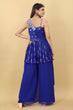 Load image into Gallery viewer, Trendy Blue Color Thread Sequence Sharara Suit Clothsvilla