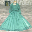 Load image into Gallery viewer, Trendy Pista Green Color Slide Slit Dress Clothsvilla