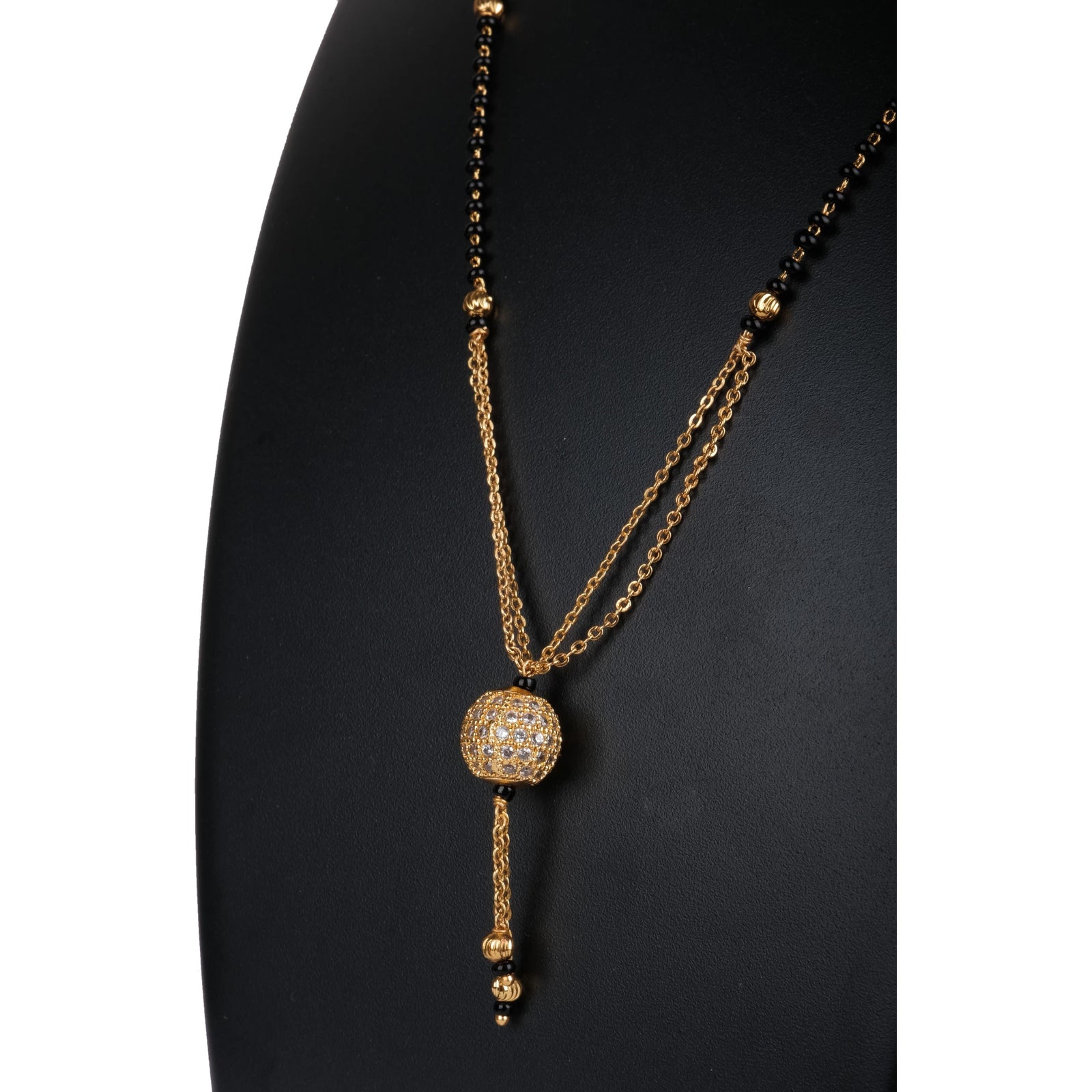 Two Layer Chain Gold-plated Brass Pendant Gold-plated Brass Pendant ClothsVilla