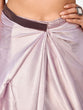 Load image into Gallery viewer, Unique Mauve Satin Blocked Ready to Wear Saree ClothsVilla