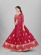 Load image into Gallery viewer, Wedding-ready Maroon Cotton Lehenga Choli Ensemble Clothsvilla