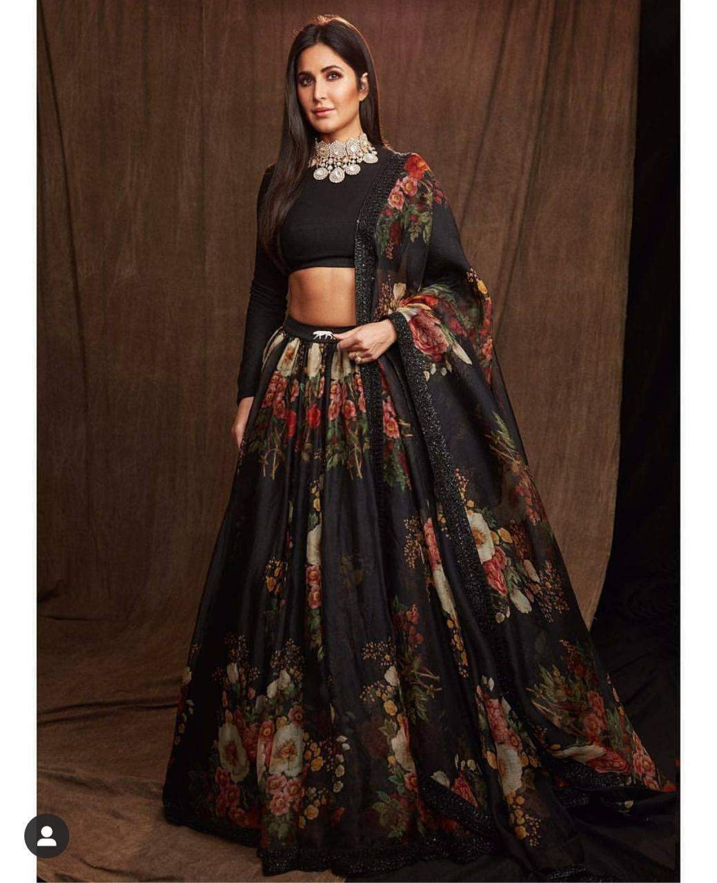 Hot Selling Designer Black Lehenga ClothsVilla