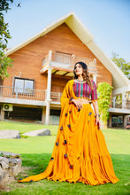 Load image into Gallery viewer, Presenting Yellow Color Ruffle Style Lehenga Choli