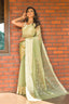 Lemon Yellow Pure Organza Saree with Jacquard Blouse ClothsVilla