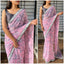 Printed Georgette Saree with Heavy Lace ClothsVilla