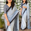 Load image into Gallery viewer, Silk Saree with Printed Silk Blouse ClothsVilla