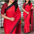 Load image into Gallery viewer, Silk Saree with Printed Silk Blouse ClothsVilla