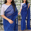 Load image into Gallery viewer, Bandhani printed Georgette Saree with Mirror work Blouse ClothsVilla