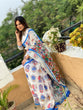 Load image into Gallery viewer, White Color Ready to wear cotton Printed Saree ClothsVilla