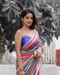 Load image into Gallery viewer, Georgette Colorful Saree with Crochet and Sequence Work ClothsVilla