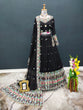 Load image into Gallery viewer, Gorgeous Black Color Mirror Embroidery Work Lehenga Choli Clothsvilla