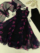 Load image into Gallery viewer, Eye Catching Black Color Digital Printed Anarkali Gown Clothsvilla