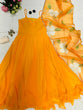 Load image into Gallery viewer, Glittering Look Yellow Color Anarkali Gown with Organza Dupatta Clothsvilla