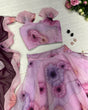 Load image into Gallery viewer, Exclusive Light Pink Heavy Organza Digital Printed Lehenga Choli Clothsvilla