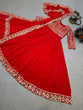 Load image into Gallery viewer, Presenting Red Color With Work Georgette Gown Clothsvilla
