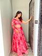 Load image into Gallery viewer, Light Pink Color Digital Print Wonderful Lehenga With Blouse