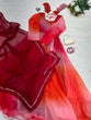Load image into Gallery viewer, Attractive Red Color Digital Printed Gown