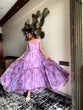 Load image into Gallery viewer, Glimmering Organza Silk Lavender Color Gown