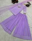 Function Wear Lavender Color sharara Suit