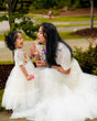Load image into Gallery viewer, Beautiful Work White Color Mother Daughter Gown
