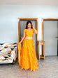 Load image into Gallery viewer, Wonderful Mustard Organza Silk Lehenga Choli