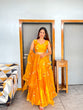 Load image into Gallery viewer, Wonderful Mustard Organza Silk Lehenga Choli