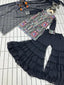 Heavy Embroidery Work Black Color Amazing Sharara Suit
