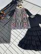Load image into Gallery viewer, Heavy Embroidery Work Black Color Amazing Sharara Suit