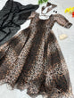 Load image into Gallery viewer, Digital Printed Brown Color Fairy Look Gown