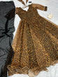 Load image into Gallery viewer, Digital Printed Yellow Color Fairy Look Gown