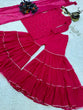 Load image into Gallery viewer, Function Wear Embroidery Pink Color Sharara Suit