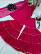 Load image into Gallery viewer, Function Wear Embroidery Pink Color Sharara Suit