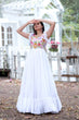 Load image into Gallery viewer, Party Wear White Color Embroidered work Gown Clothsvilla