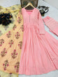 Load image into Gallery viewer, Peach Color Wonderful Gown With Palazzo